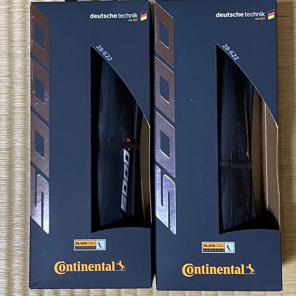 【新品】Continental GP5000 クリンチャー 28c 2本セット