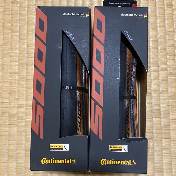 新品 コンチネンタル グランプリ 5000 トランスペアレント 2本セット