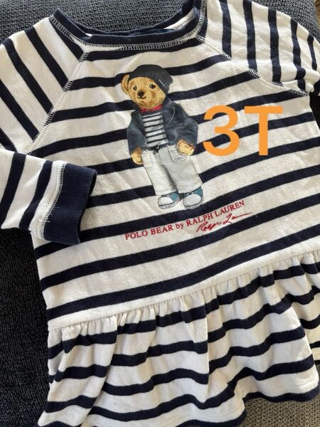 ポロベア 3T ワンピース チュニック 女の子 キッズ ベビー