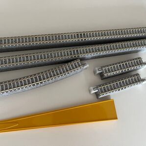 TOMIX 1012,1013,1014,1193 ストレート、カーブPCレールまとめ リレーラー付 ほぼ新品 即決ネコポス送料込