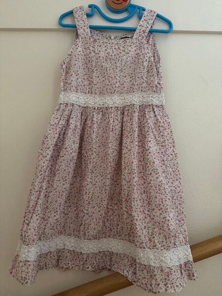 petite fleur プティフルールワンピース120プチフルール花柄リバティ