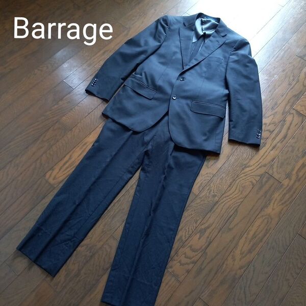 Barrage バラージュ 上衣訳あり セットアップ スーツ A6 ネイビー
