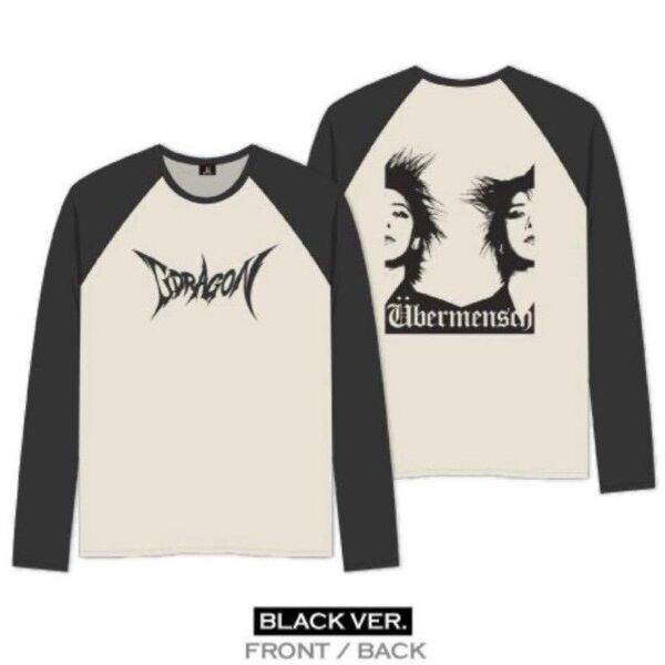 bermensch G-DRAGON ジヨン ラグランTシャツ ロンT 黒