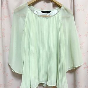 シフォントップス シアー チュニック ブラウス Mサイズ レディーストップス レディース春服 カットソー レディース夏服