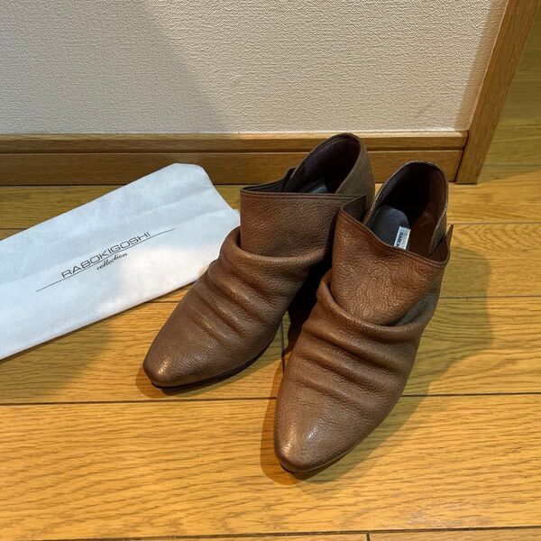 ラボキゴシワークス ウェッジソールブーティ 24.5