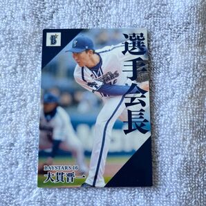横浜DeNAベイスターズ 選手会長 大貫晋一 プロ野球チップス