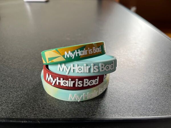 My Hair is Badのラバーバンド 4個