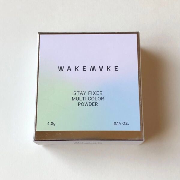 WAKEMAKE ステイフィクサーマルチカラーパウダー 01 ペールクリア 3色パウダー ウェイクメイク