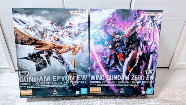 MG ガンダムエピオン EW & ウイングガンダムゼロEW クロスコントラストカラー 2点セット
