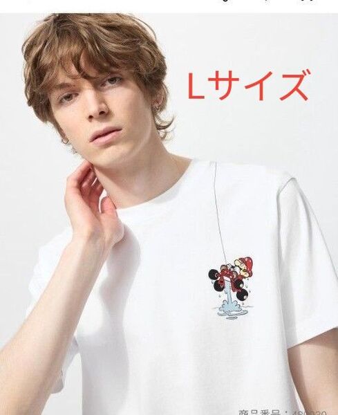 ユニクロ UT スーパーマリオ Tシャツ Lサイズ ホワイト