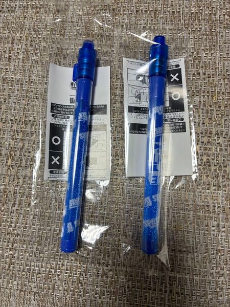 ベイスターズ ブルーライトシリーズ ペンライト2本セット(未使用品、使用開始品)