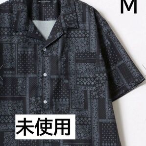 【未使用】オープンカラーシャツ オーバーサイズ M ブラック 未使用