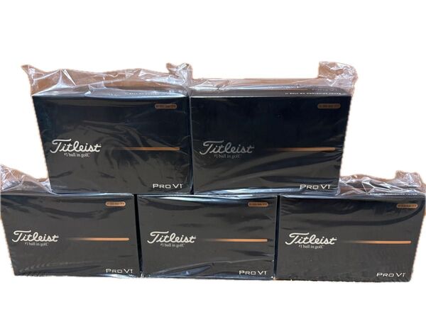 Titleist PRO V1 ゴルフボール 5ダースセット 新品未開封 ダブルナンバー タイトリストプロv1