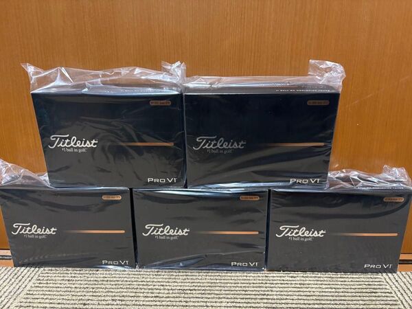 Titleist PRO V1 ゴルフボール 5ダースセット 新品未開封 ダブルナンバー タイトリストプロv1