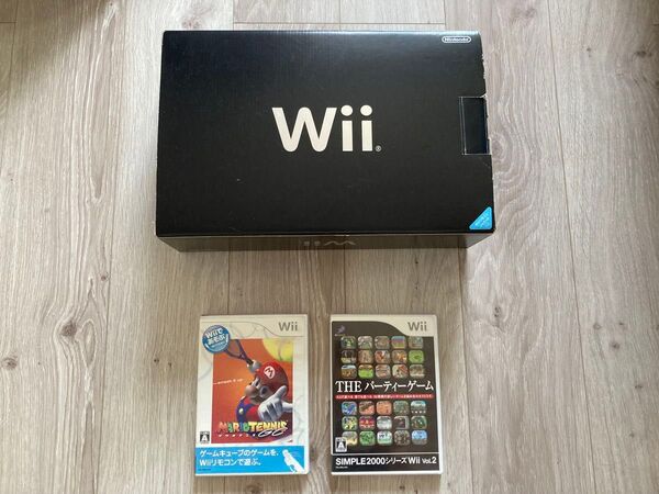 【動作確認済み】Wii本体+ソフト2本セット