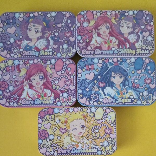 プリキュア5 GOGO スライド缶ケース5個セット
