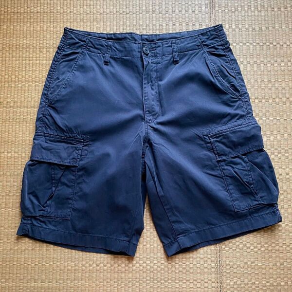 UNIQLO ネイビー カーゴショーツ Sサイズ ユニクロ