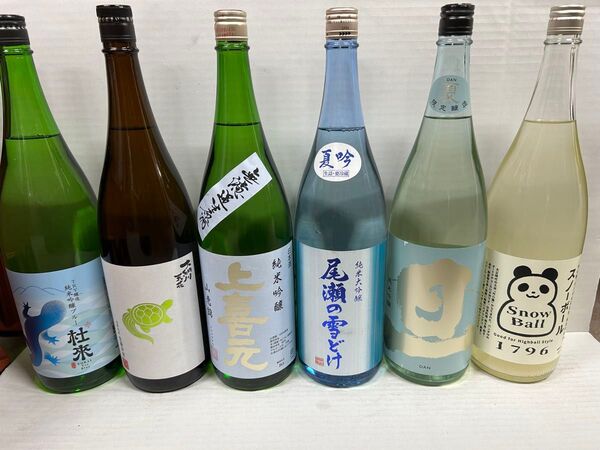 【一升瓶】日本酒6本セット!