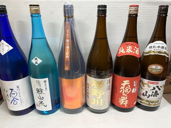 【一升瓶】日本酒6本セット!
