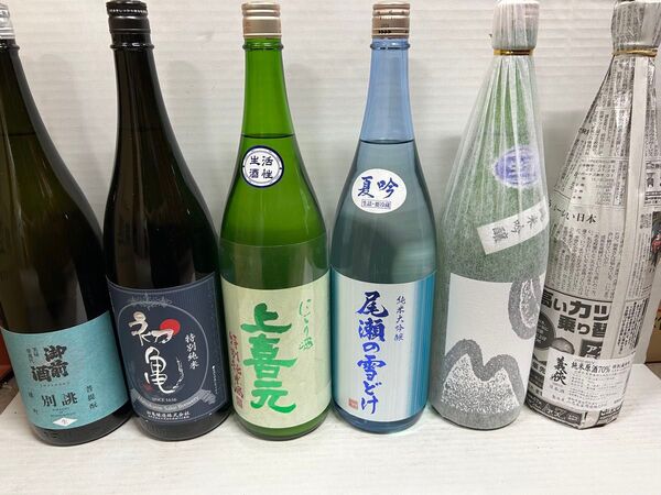 【一升瓶】日本酒6本セット!