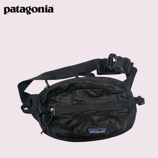 old patagonia パタゴニア ウエストバッグ ボディバッグ ブラック 廃盤品