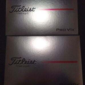 タイトリスト プロV1X PROV1X ゴルフボール 2025年モデル ローナンバー 2ダース