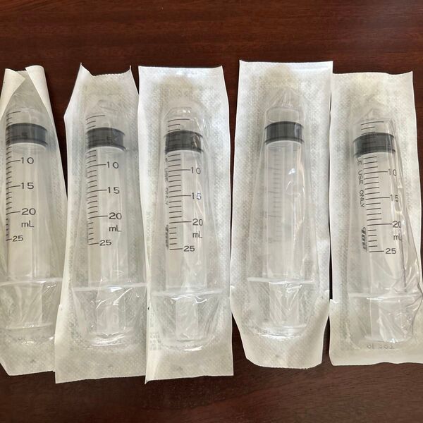 注射器 5本セット 20ml 未使用
