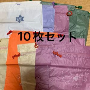 きんちゃく袋 ポーチ アメニティ袋 ビニールきんちゃく