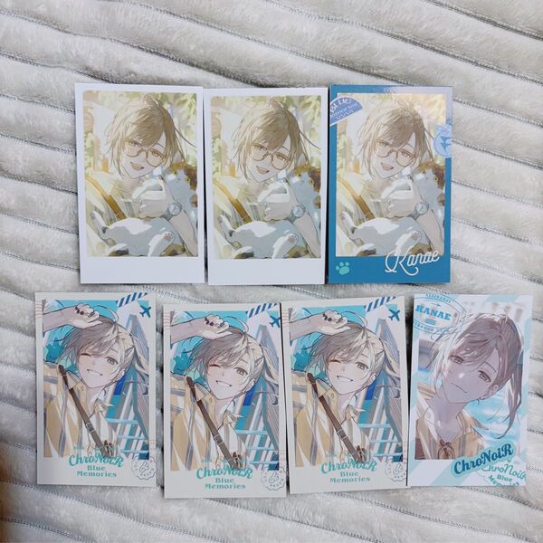 ChroNoiR Blue Memories ランダムチェキ風カード 叶 7枚 まとめ売り