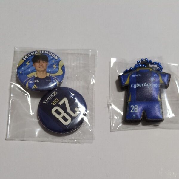 FC町田ゼルビア チャジェフン選手 グッズ2個セット