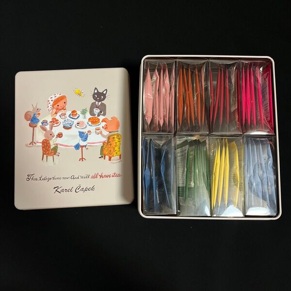 Karel Capek カレルチャペック 40tea lover缶 ティーバッグ