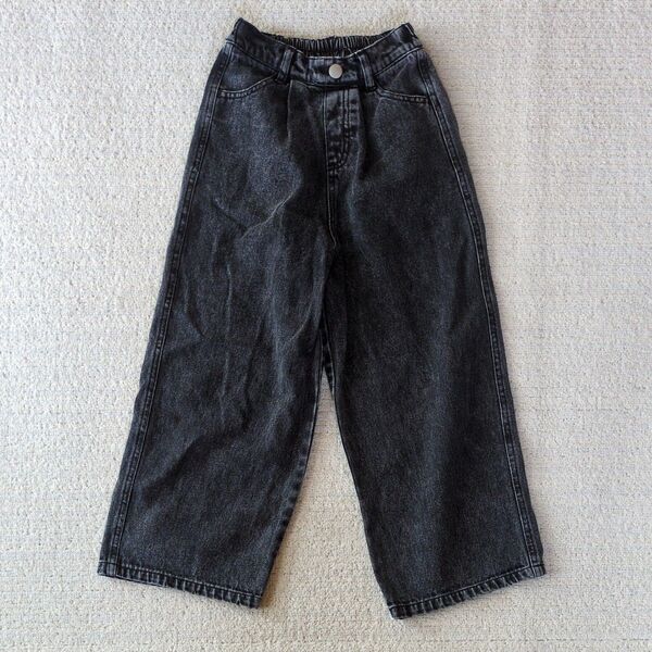 キッズ デニムパンツ 120cm ブラック