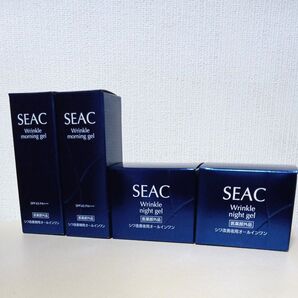SEAC シークシワ改善オールインワン 朝用夜用各25g 2セット