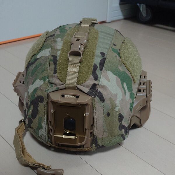 FMA IHPSタイプ ヘルメット TAN + ヘルメットカバーセット マルチカム サバゲー ミリタリー レプリカ