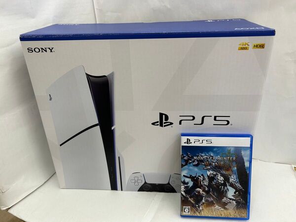PlayStation5 slim CFI-2000 ディスクドライブ搭載モデル モンスターハンター ワイルズソフト付き