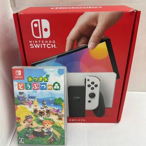 Nintendo Switch 有機ELモデル ホワイト あつまれどうぶつの森 ソフトセット
