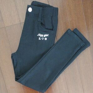 ALGY アルジー レギニー ストレッチロングパンツ 黒 140 XS(135~145)