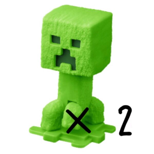 ハッピーセット マインクラフト クリーパー フィギュア マクドナルド 2個セット