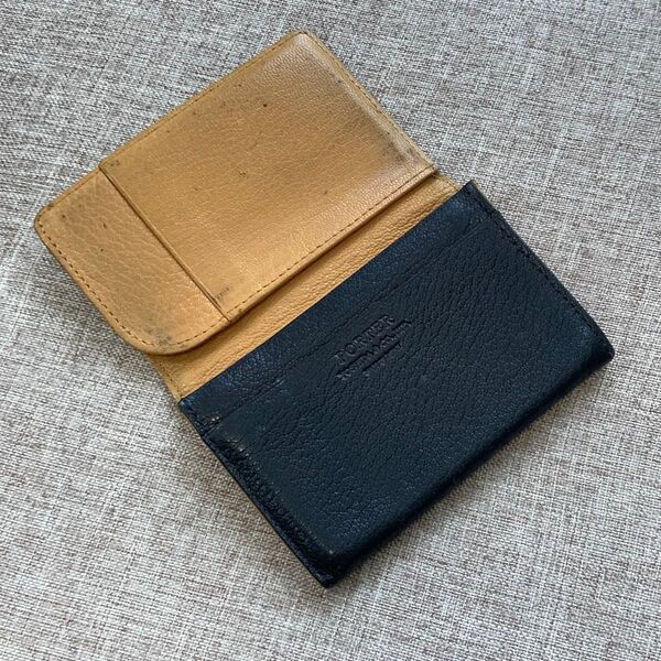porter 名刺入れ カードケース ポーター 吉田カバン 革 レザー 黒