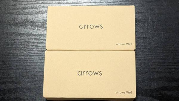 ★☆【実質31000円 未開封超新品 送料込み】 4GB/128GB arrows We2 M07 ライトブルー 2台セット 安心の宅急便発送 SIMフリー 楽天☆★