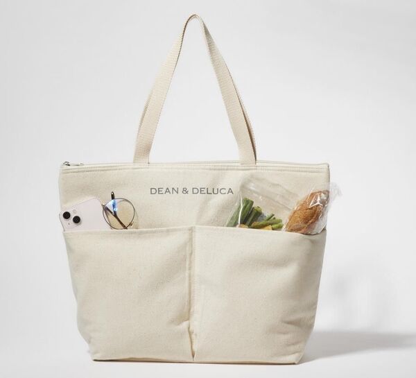 【雑誌付録】DEAN&DELUCA保冷機能付き 両面ロゴ入り トートバック