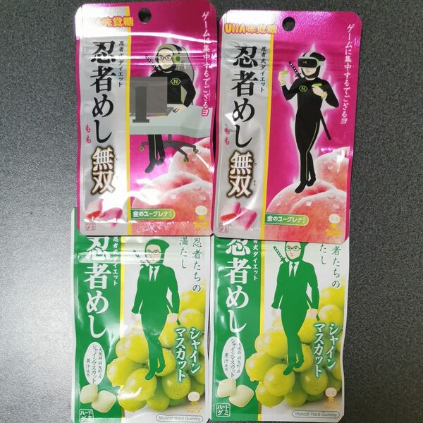 UHA味覚糖 忍者めし 無双 シャインマスカット もも