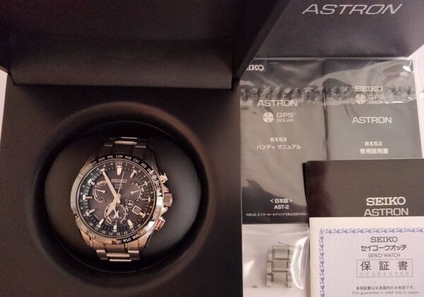 SEIKO ASTRON セイコー アストロンSBXB045 セラミック×チタン GPS 電波ソーラー メンズ 腕時計