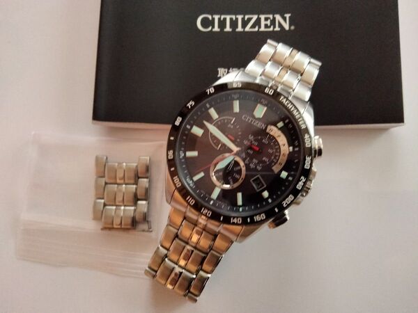 CITIZEN シチズン 電波ソーラー エコ・ドライブ AT3004-58E メンズ 腕時計