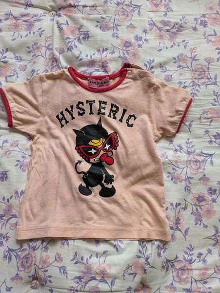 HYSTERIC MINI ヒステリックミニ ベビー服 Tシャツ ピンク