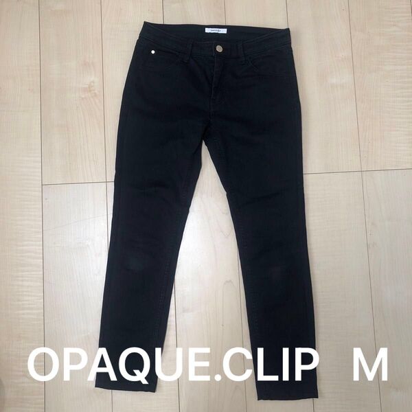 OPAQUE.CLIP オペーク ブラック スキニー デニム M レディース ストレッチ 黒 デニムパンツ パンツ