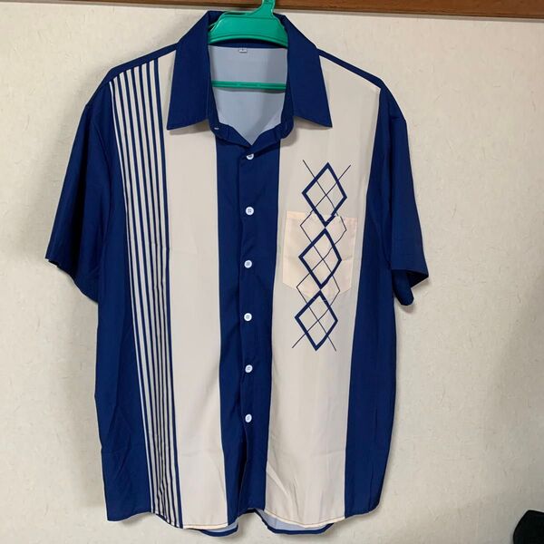ロカビリー半袖シャツ(Lサイズ)美品