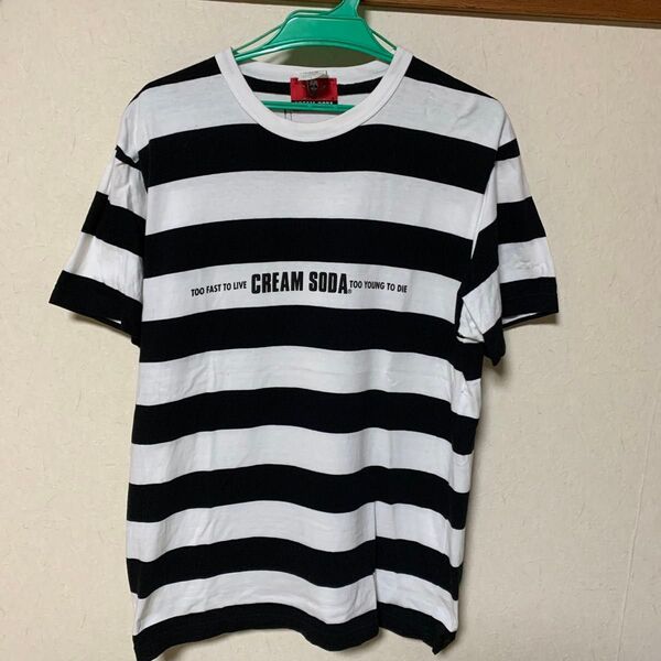 希少品 クリームソーダボーダーTシャツ(Lサイズ)美品