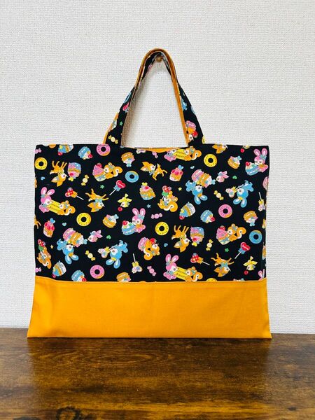 9. レッスンバッグ 絵本バッグ 手提げ アニマルスイーツ 女の子 ハンドメイド