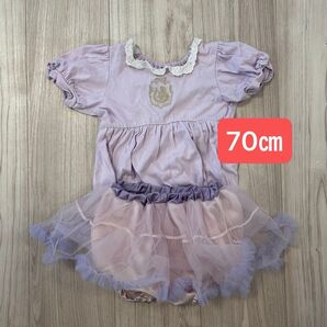 【Cottoli】ラプンツェル 半袖 ロンパース 70㎝ チュールスカート まとめ売り